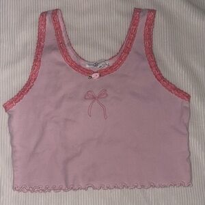 Pink coquette pajama set